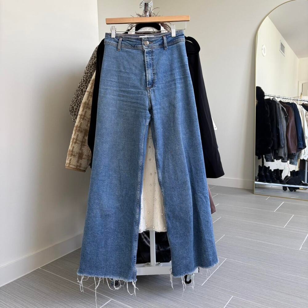 Zara marine straight leg jeans